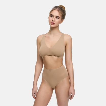 High-Waist Cotton Panties - 3-Pack