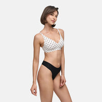 White Polka Dot