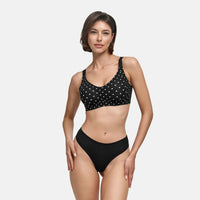 Black Polka Dot