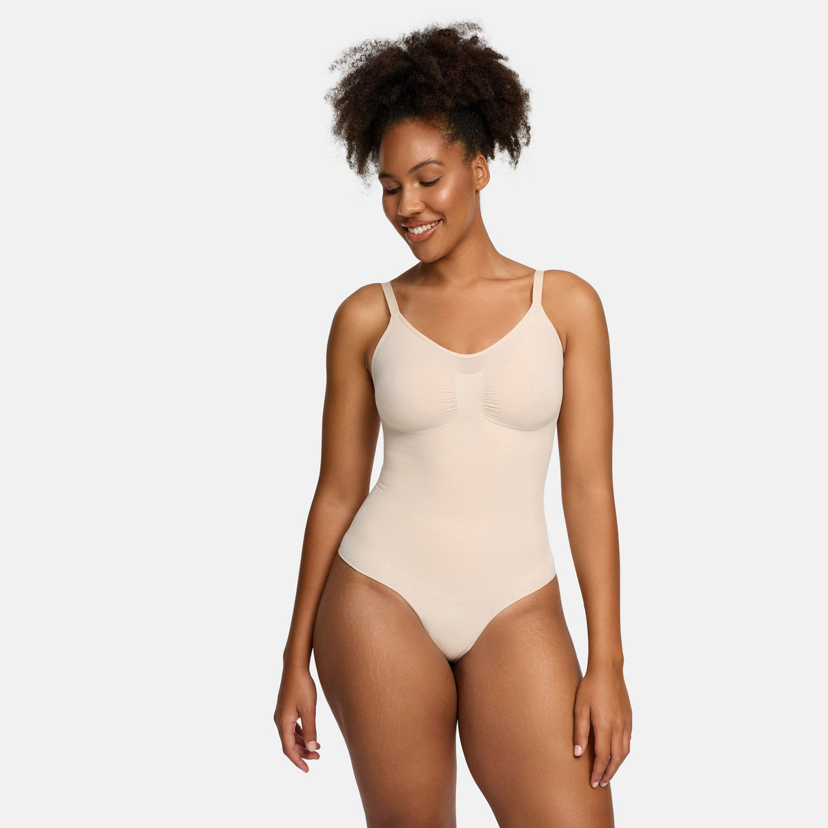 Sculpting Shapewear Thong Bodysuit