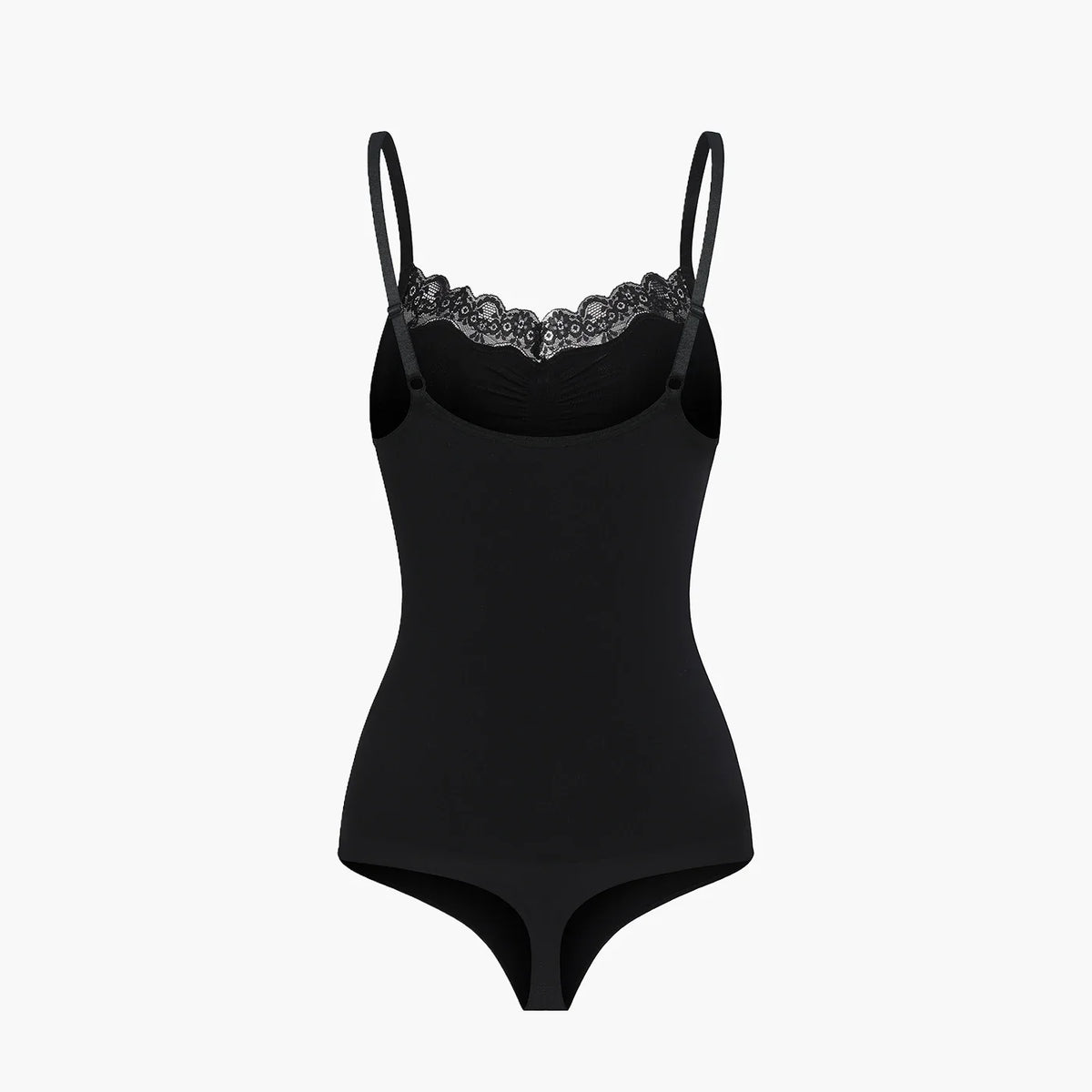 Lace Bodysuit Sculpting Shapewear with Thong