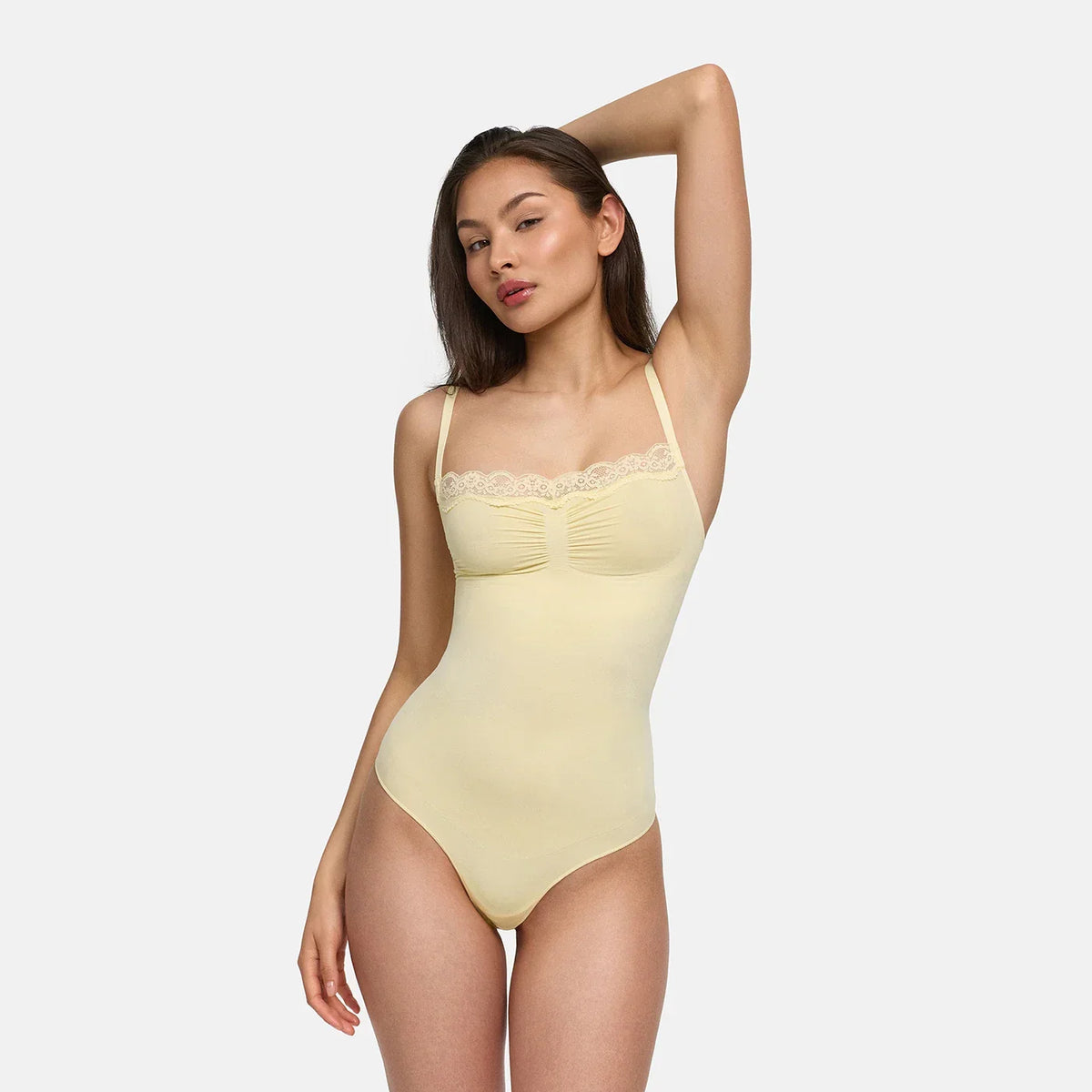 Lace Bodysuit Sculpting Shapewear with Briefs