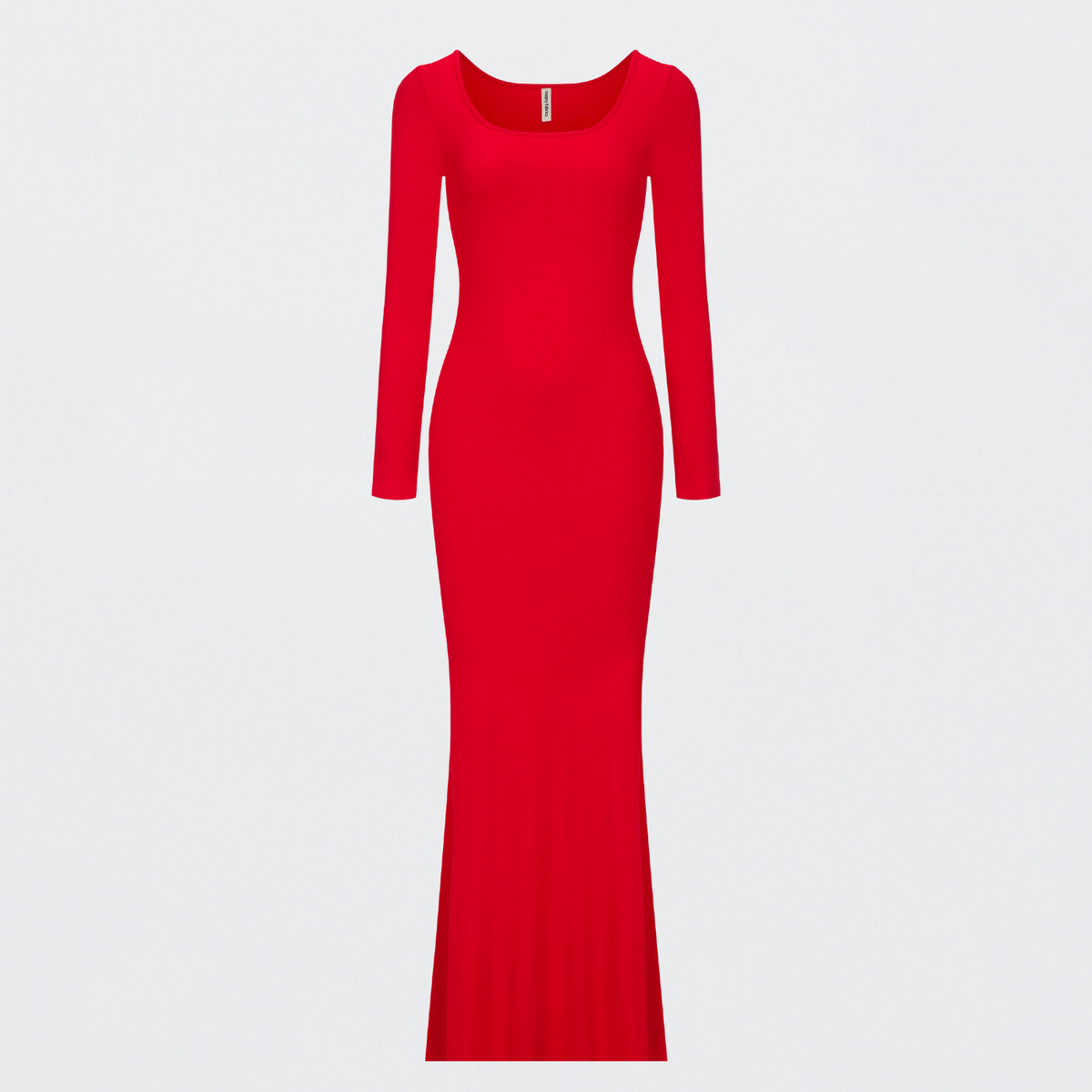 Ribbed Long Sleeve Maxi Dress