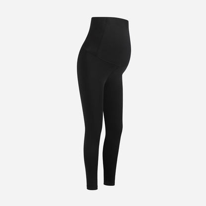 Seamless high-waisted maternity leggings
