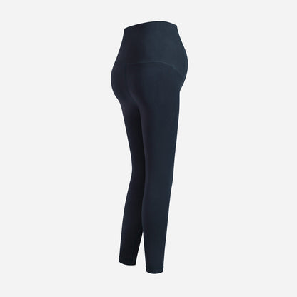 Seamless high-waisted maternity leggings
