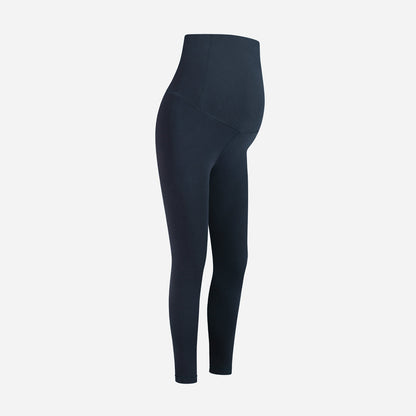 Seamless high-waisted maternity leggings