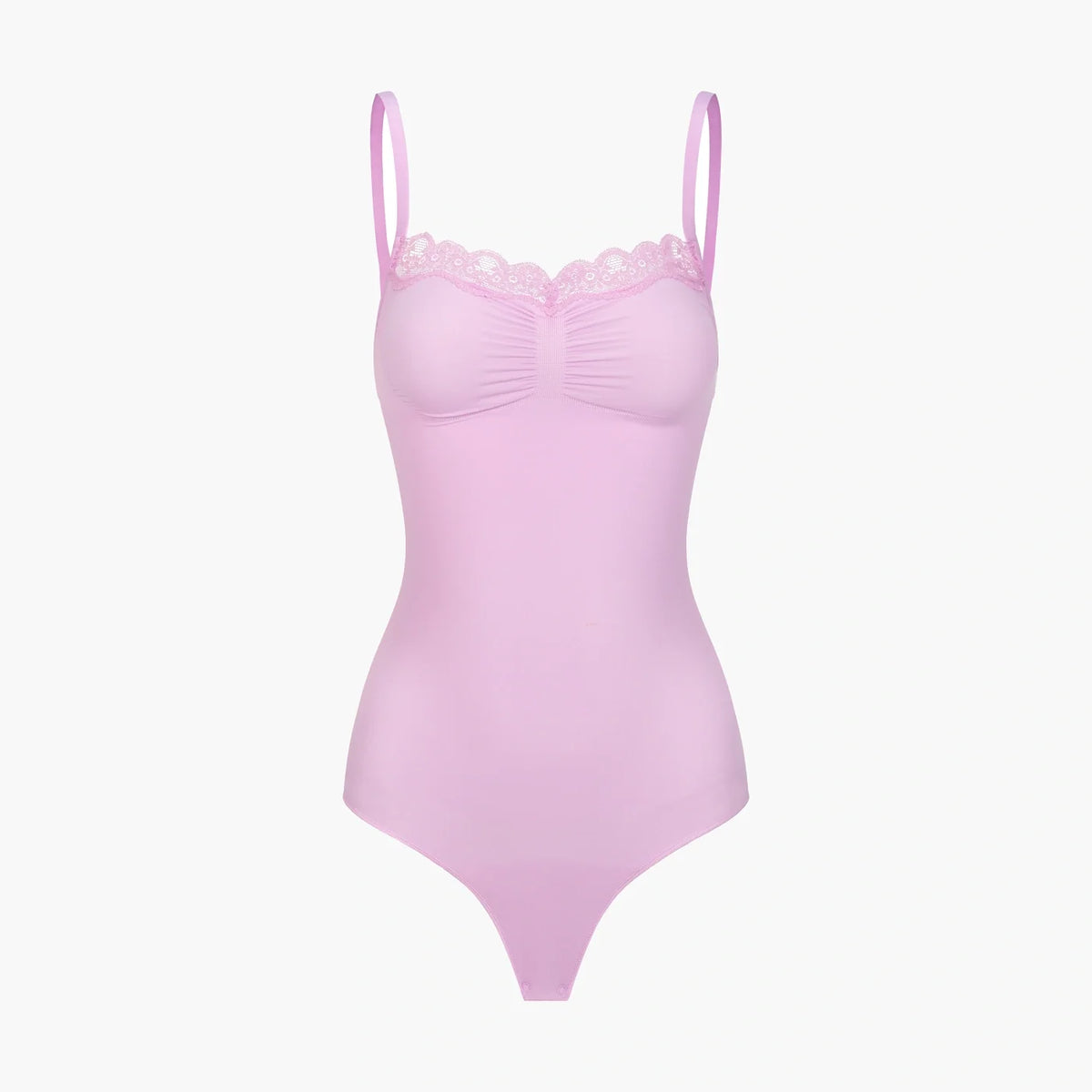 Lace Bodysuit Sculpting Shapewear with Thong
